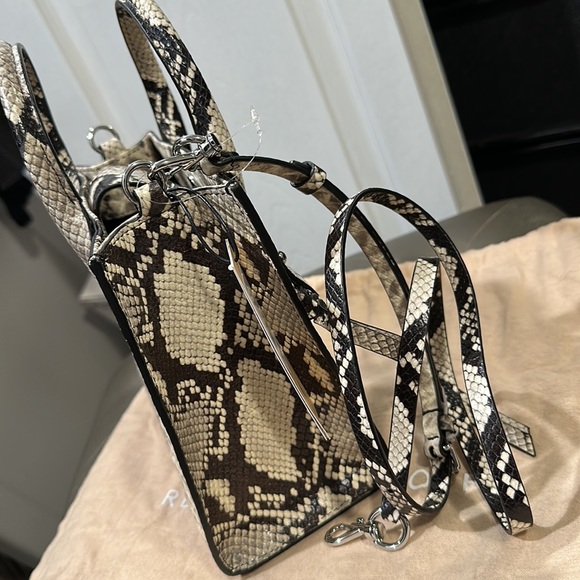 Rebecca Minkoff Megan Cross-Body Mini Tote in "Natural" - Picture 8 of 10